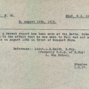 Soldier packet page