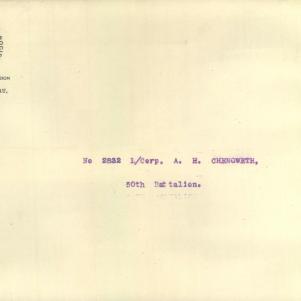Soldier packet page