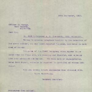 Soldier packet page