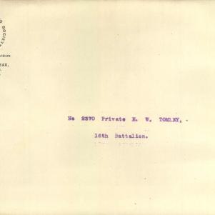 Soldier packet page