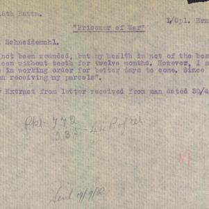 Soldier packet page