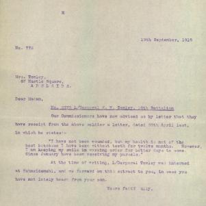 Soldier packet page