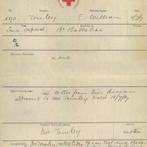 Soldier packet page