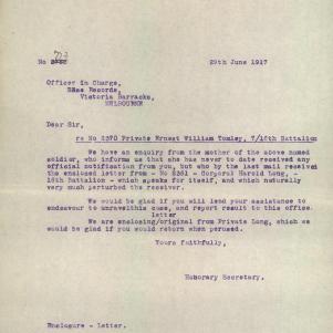 Soldier packet page