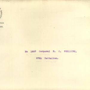 Soldier packet page