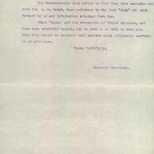 Soldier packet page