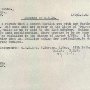 Soldier packet page