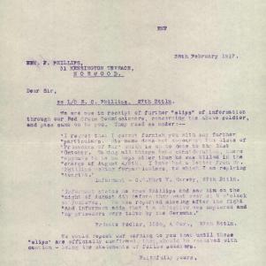 Soldier packet page