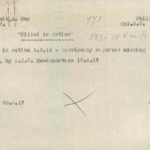 Soldier packet page