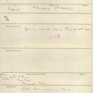 Soldier packet page