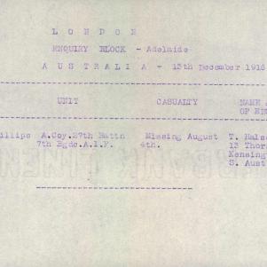Soldier packet page