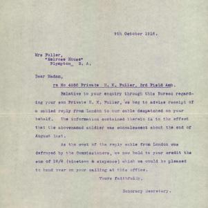 Soldier packet page