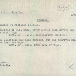Soldier packet page