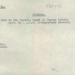 Soldier packet page