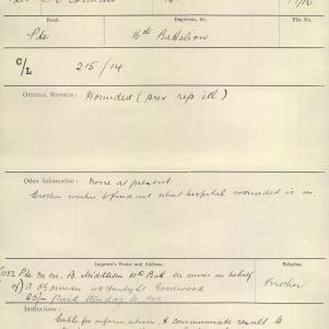 Soldier packet page