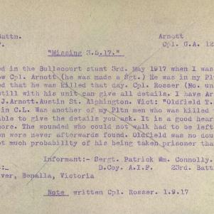 Soldier packet page