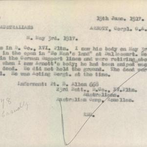 Soldier packet page