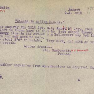 Soldier packet page
