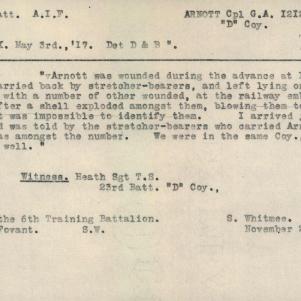 Soldier packet page