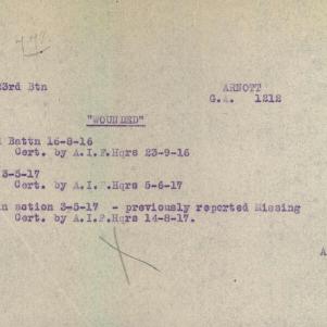 Soldier packet page