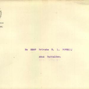 Soldier packet page