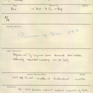 Soldier packet page