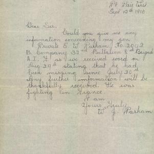 Soldier packet page