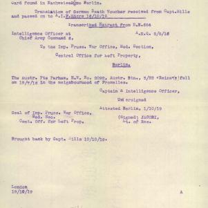 Soldier packet page