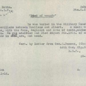 Soldier packet page