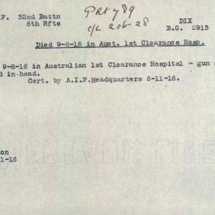 Soldier packet page