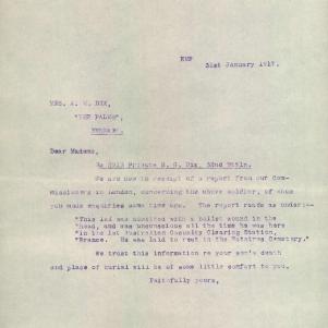 Soldier packet page