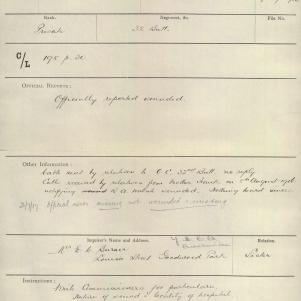 Soldier packet page