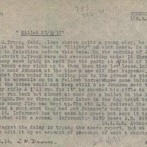 Soldier packet page