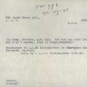 Soldier packet page