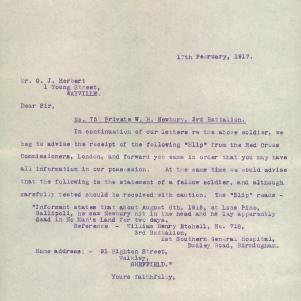 Soldier packet page