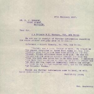 Soldier packet page