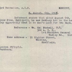 Soldier packet page