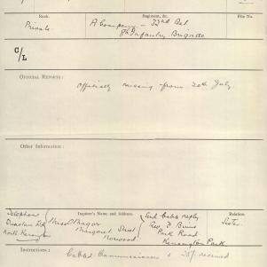 Soldier packet page