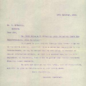 Soldier packet page