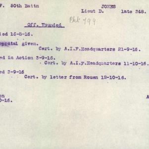 Soldier packet page