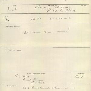 Soldier packet page