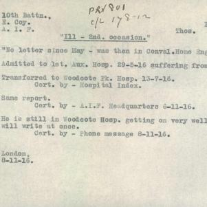 Soldier packet page