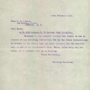 Soldier packet page