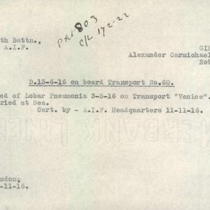 Soldier packet page