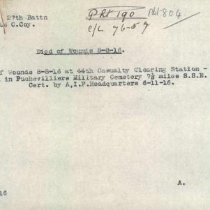 Soldier packet page