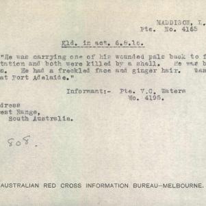 Soldier packet page