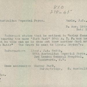 Soldier packet page