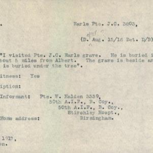 Soldier packet page