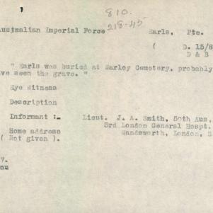 Soldier packet page