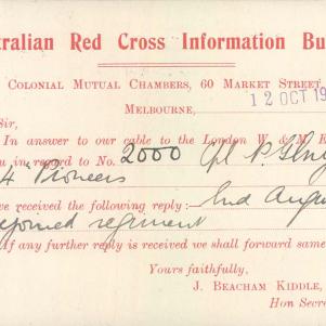 Soldier packet page